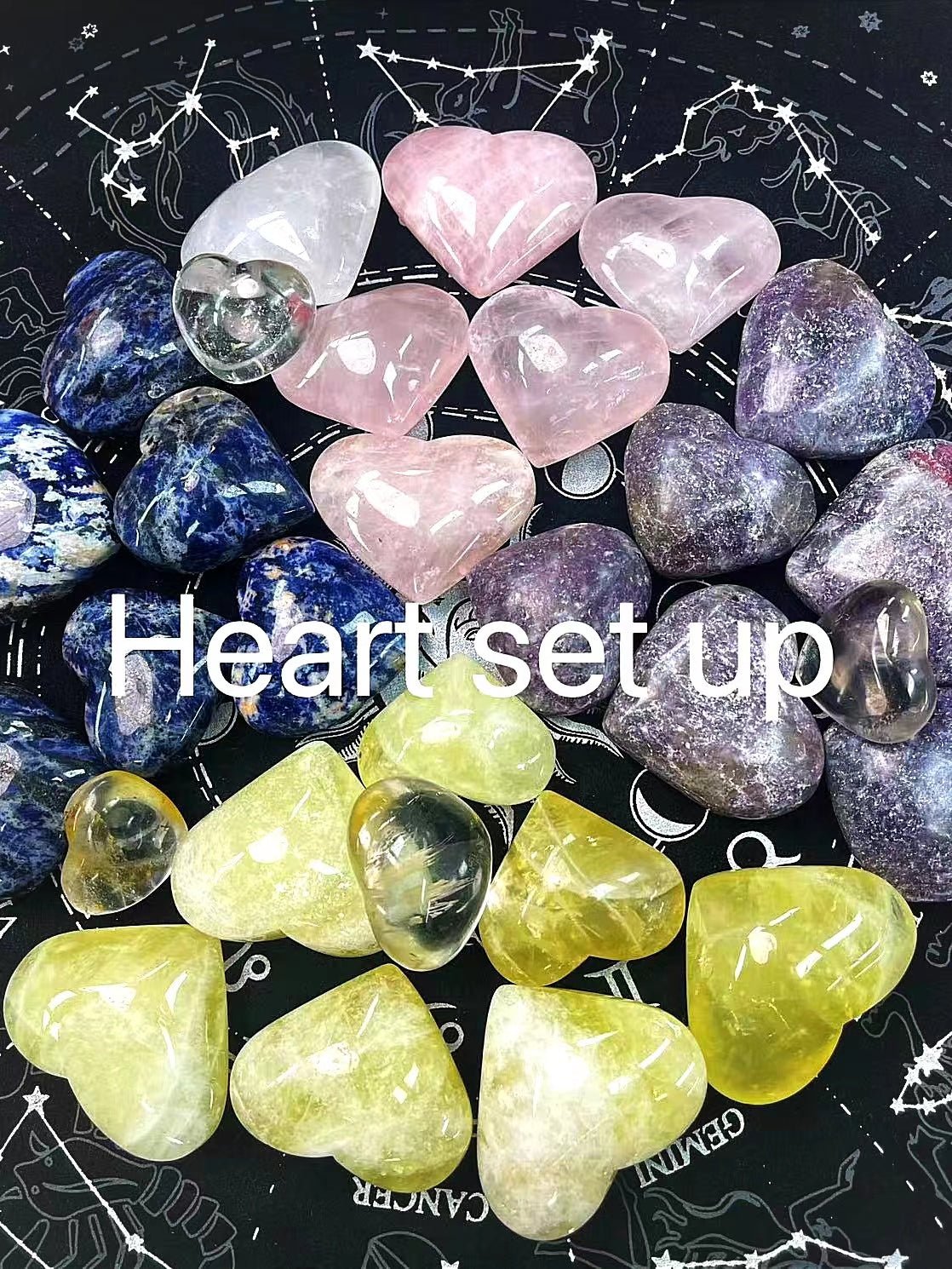 Crystal hearts ！Buy 1 and 5 More FREE( heart) - rylcrystal