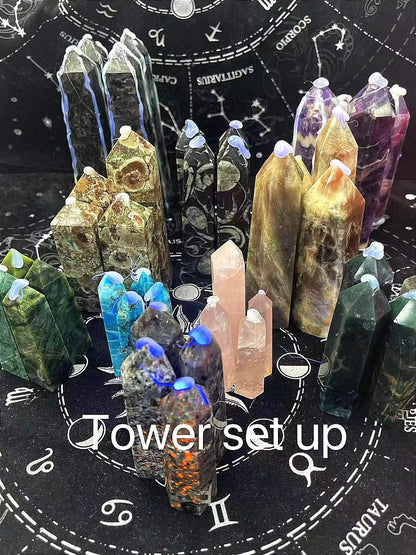 Crystal towers ！Buy 1 and 5 More FREE（Tower） - rylcrystal